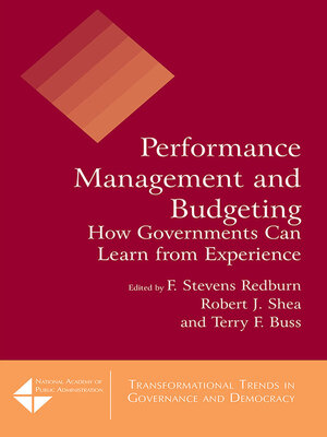 cover image of Performance Management and Budgeting